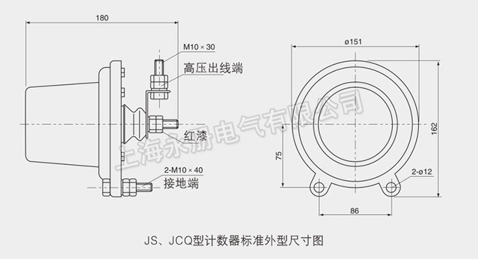 計術(shù)器、監(jiān)測量的外形尺寸