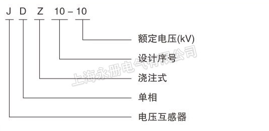 LDZ10-3、6、10電壓互感器的型號含義