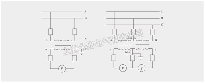 JDZ-3、6、10電壓互感器的接線圖